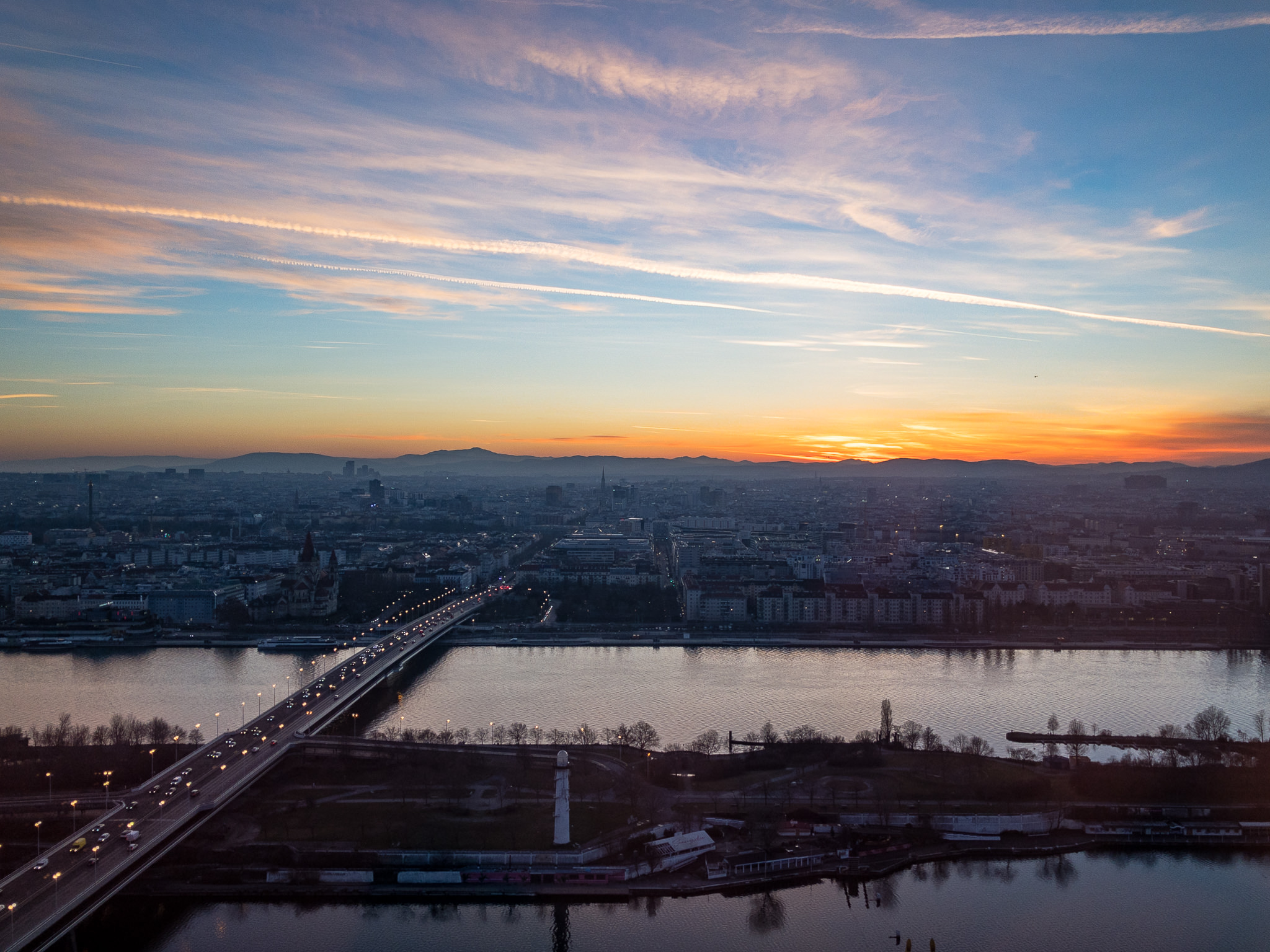 A view from the DC Tower, Vienna