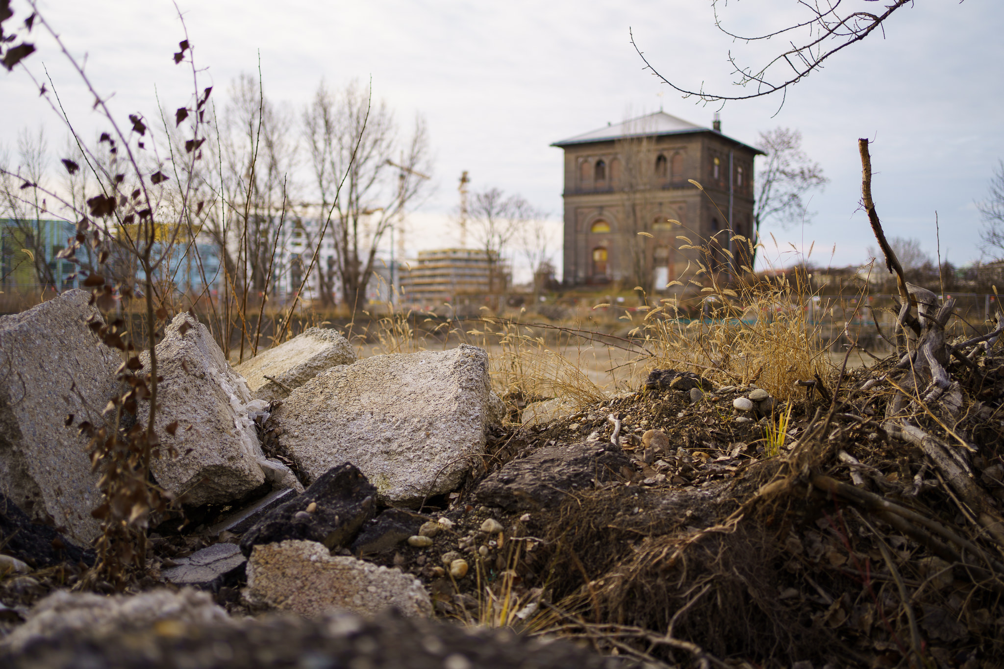 "Grätzl im Wandel" - Historic Wasserturm and Freie Mitte