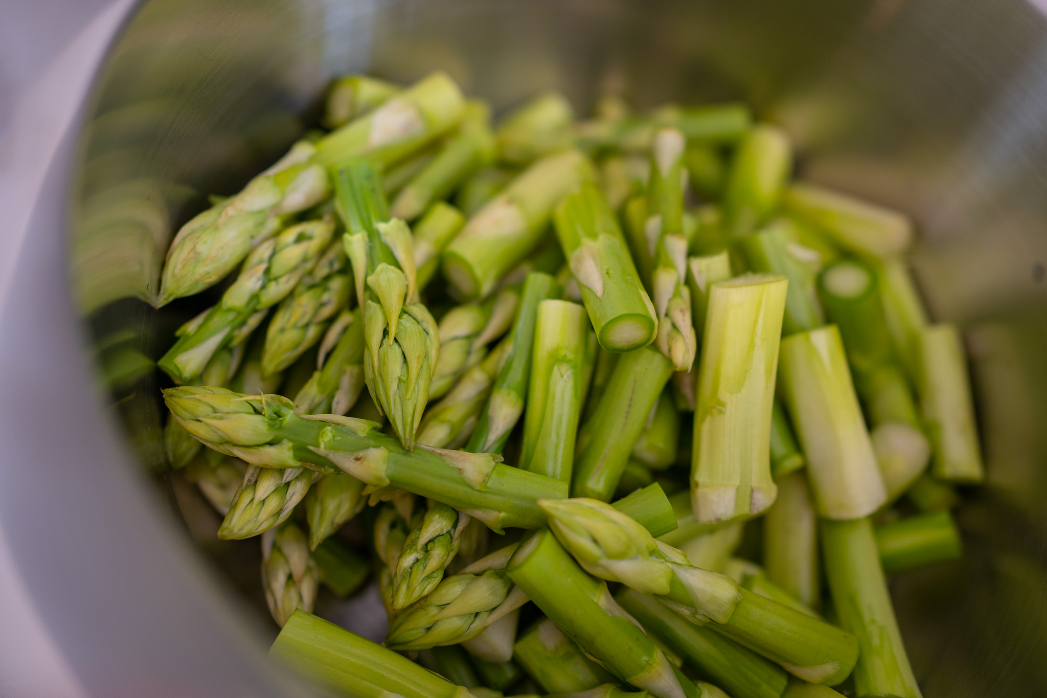 Asparagus Risotto Cooking