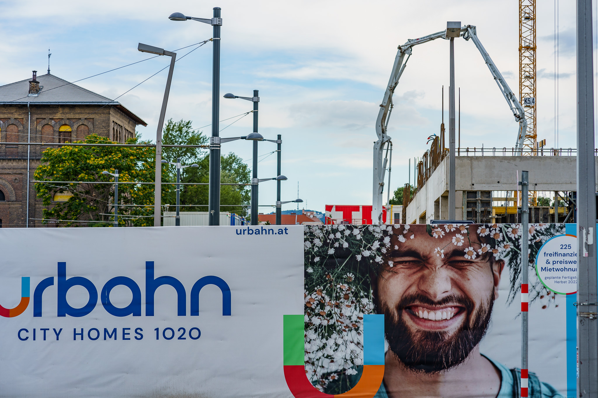 "Grätzl im Wandel" - Construction around the historic Wasserturm