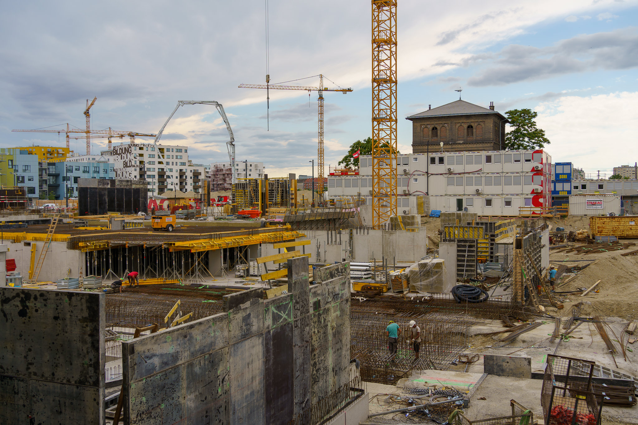 "Grätzl im Wandel" - Construction around the historic Wasserturm