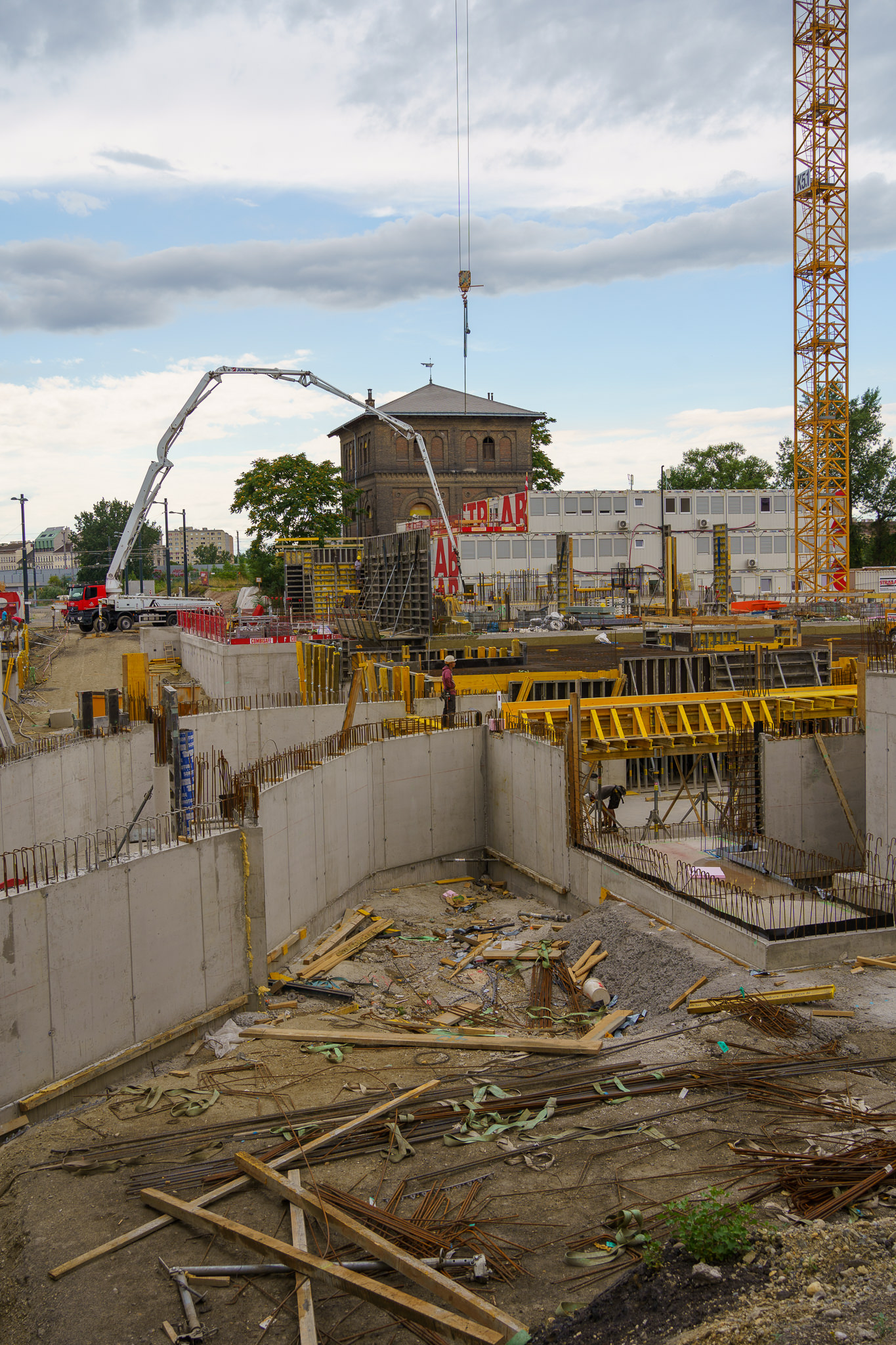 "Grätzl im Wandel" - Construction around the historic Wasserturm