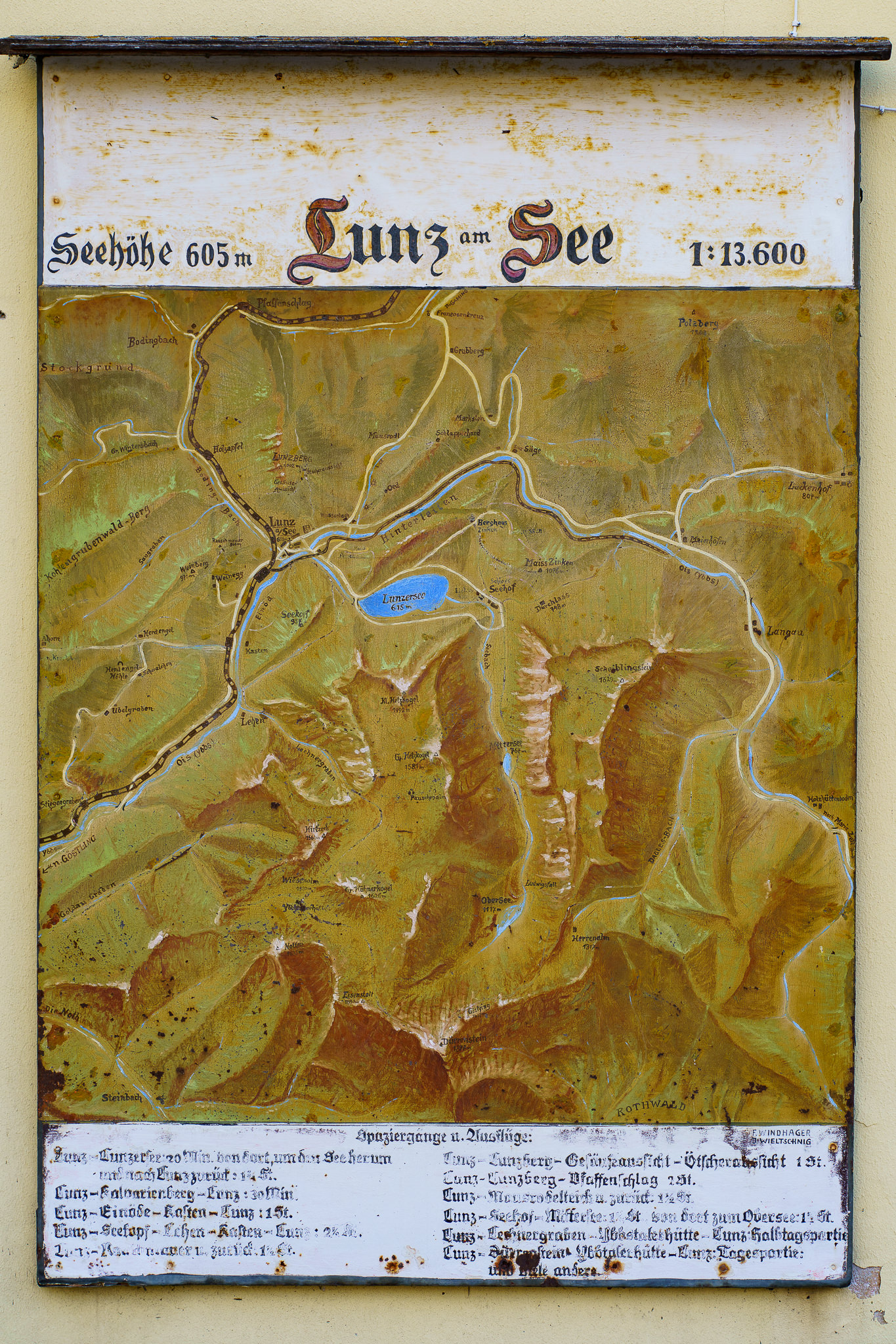 Lunz am See - Historic map