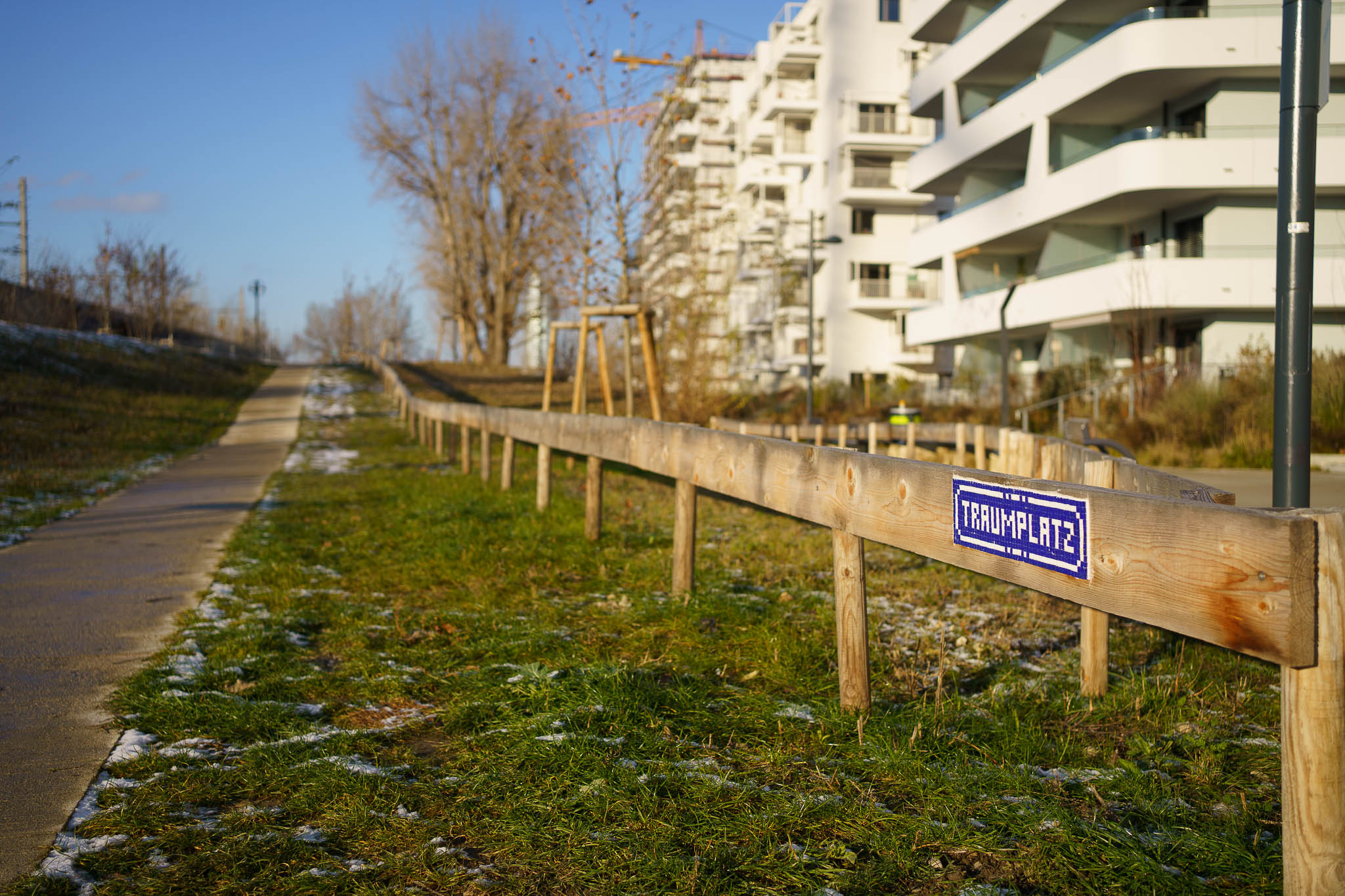 "Grätzl im Wandel" - Nordbahnhof in winter