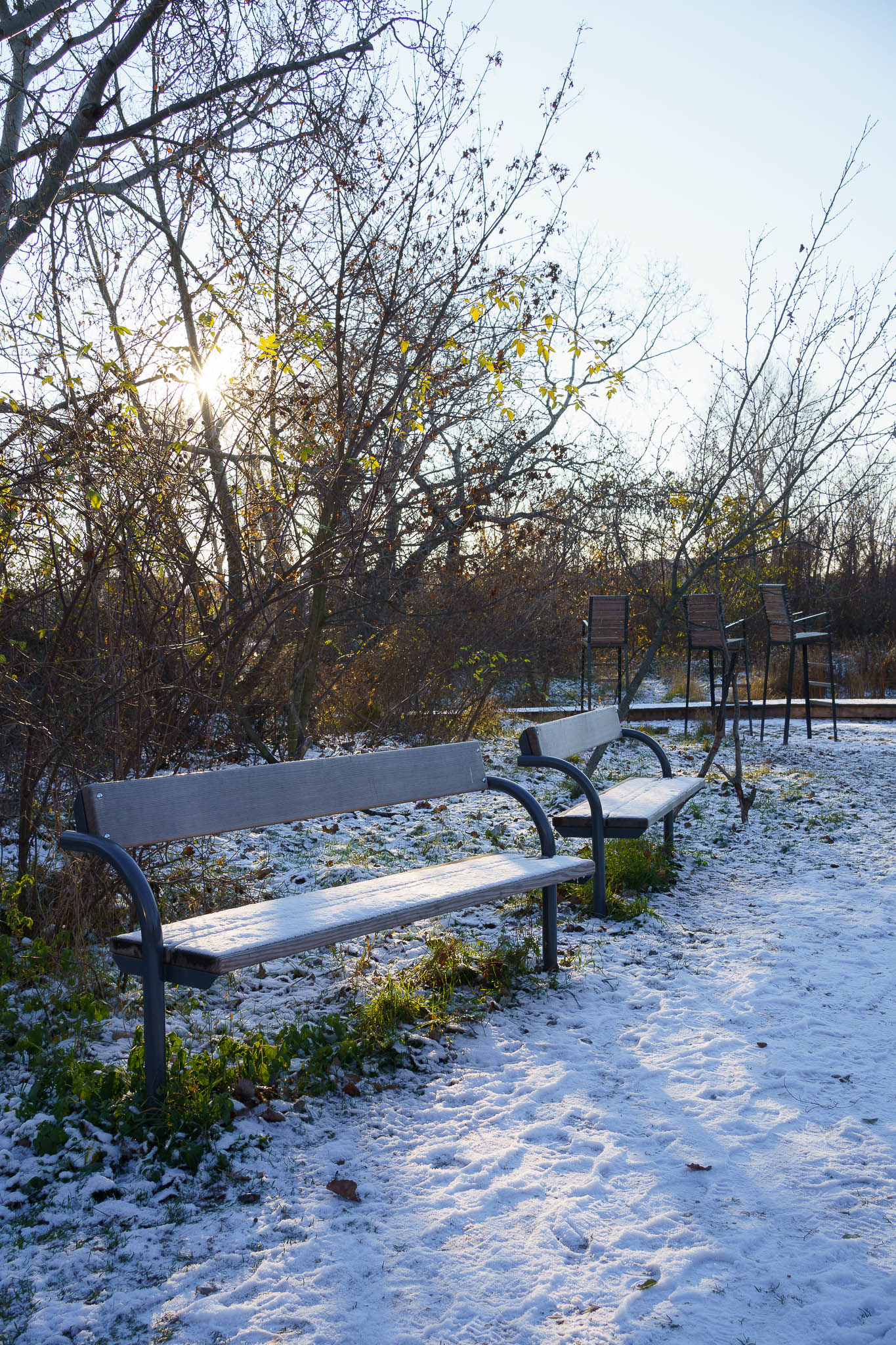 "Grätzl im Wandel" - Nordbahnhof in winter