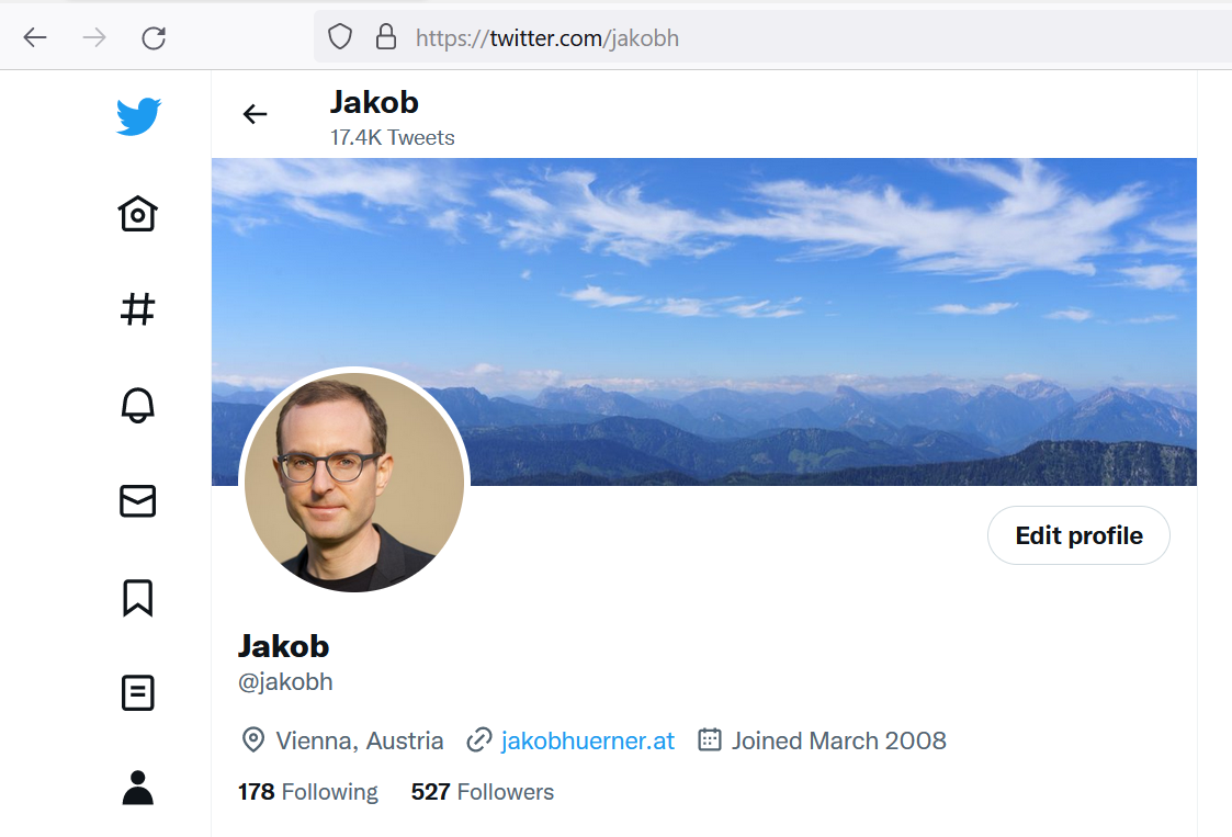 Twitter @jakobh